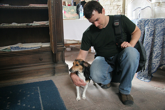 Welcome committee decides Marc can stay forever.