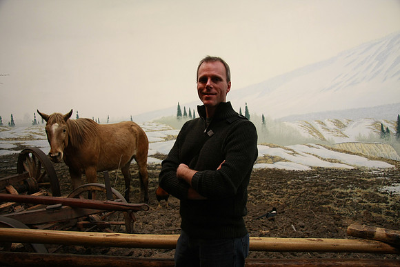 Mark on the prairie.