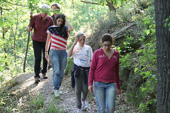 Following the trail through Ciciu del Villar.