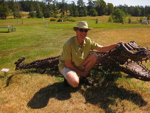 At the Wescott Sculpture Park.