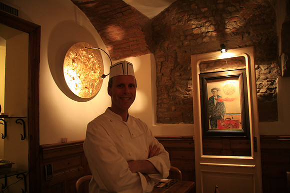 Mark in Baccarossa Restaurant