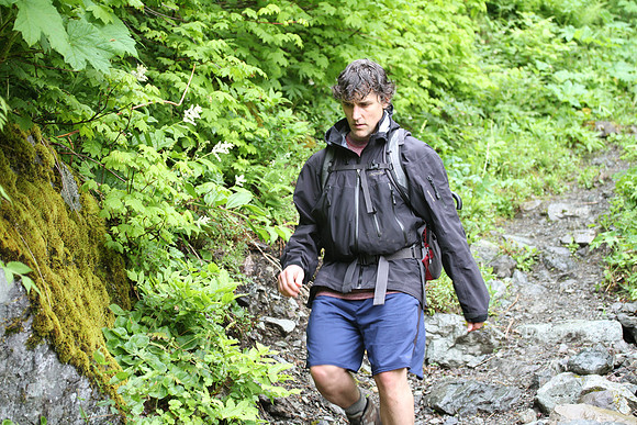 It really was just misty and we stayed pretty dry except for sweat.