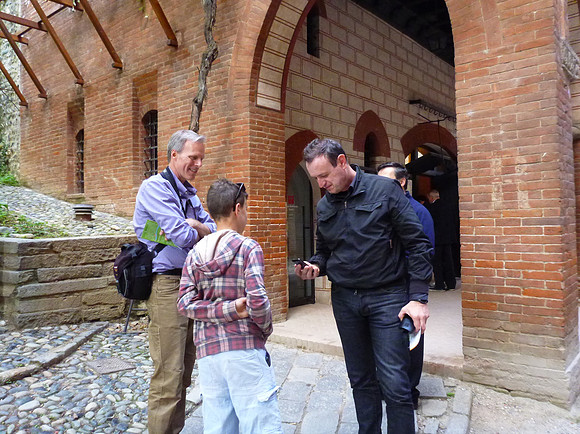 At the Borgo Mediovale.