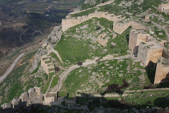 A series of protection walls.