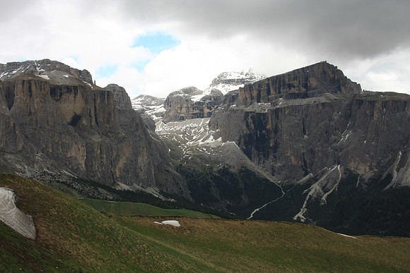 Looking south toward another range.
