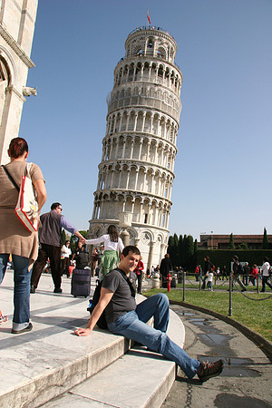 This view is exaggerated, the wall on the left should be straight