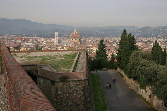 Forte Belvedere Walls - Entrance to Boboli