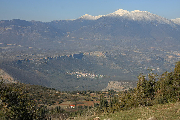 Looking west into another valley