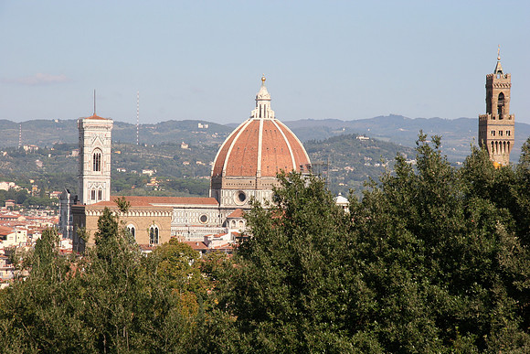 View back on the city