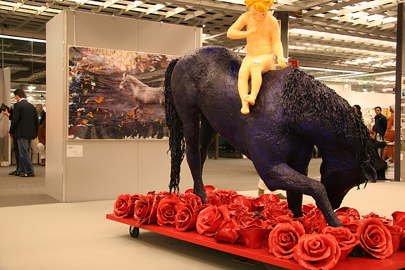At the entry of the exhibition space