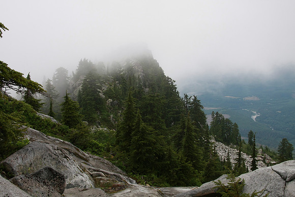 Peek down into the valley toward Granite Falls.