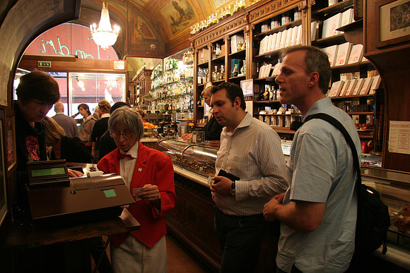 At Sandri - A Famous Chocolate Shop