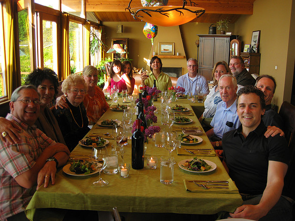 Party for Dorothy (Kathy's mom) and Chuck (Jenny's dad).