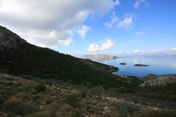 Looking northwest