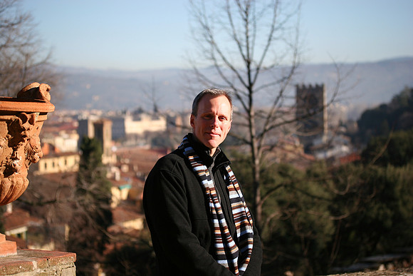 Mark and his beloved scarf
