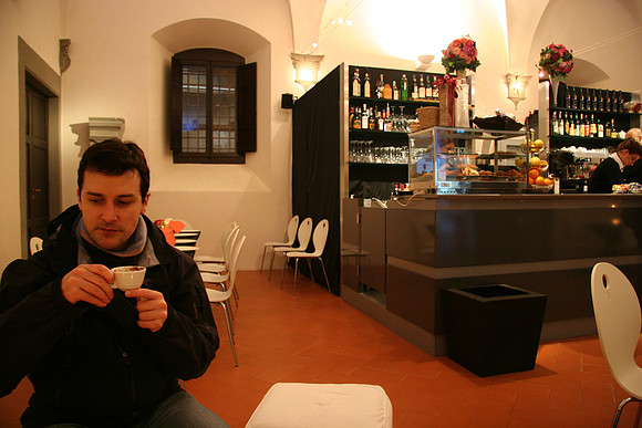 Cafe in Palazzo Strozzi