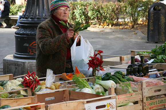 The Vegetable Lady in Santo Spirito