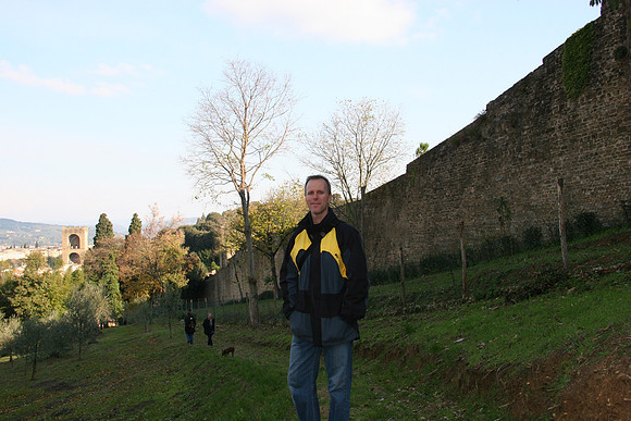 In Vegni Garden near the old defense wall