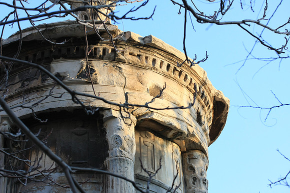 Monument of Lysikratos - tucked away in a Plaka neighborhood.