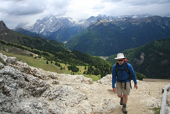 Leaving Val di Fassa.