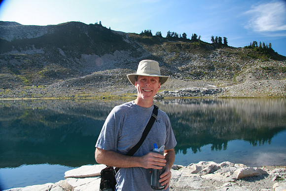 Mark at Lake Ann.