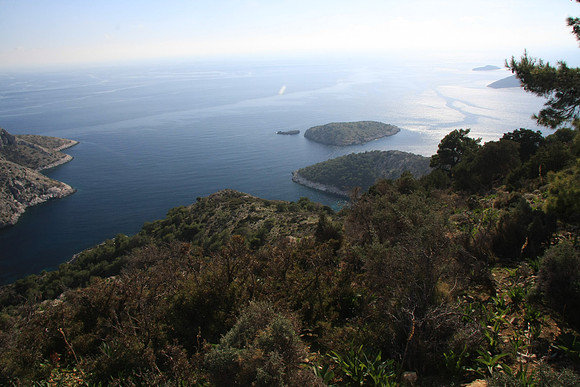 Looking south - almost toward the end of the island.
