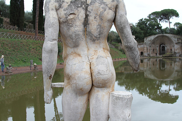 Someone was fascinated with the classical butt.
