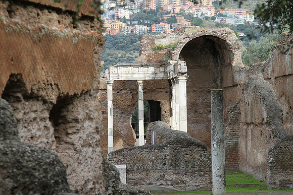 The Guards Barracks. Tivoli in the background.