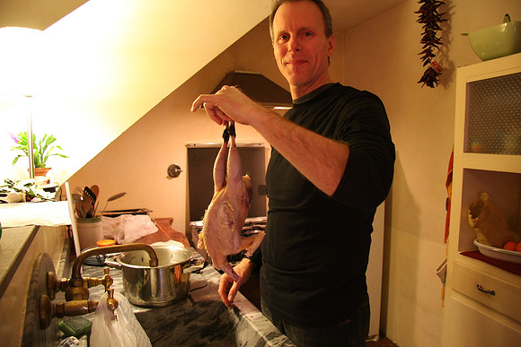 The bird is plucked