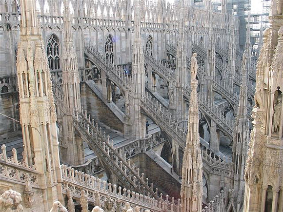 Milan Duomo Roof Flying Buttresses