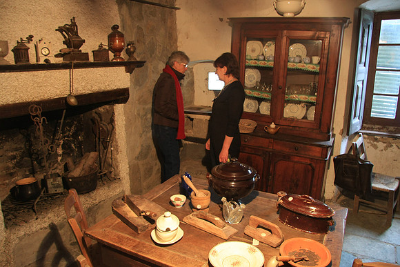 At the Ethnographic Museum in Serra-Pamparato