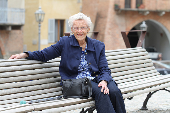 Lena in Mondovì Piazza.