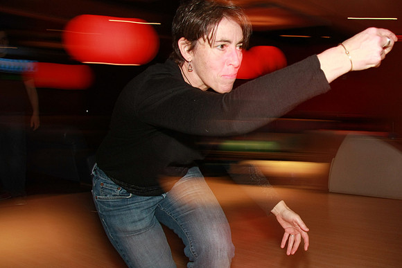 A flip of the wrist - ouch! another gutter ball