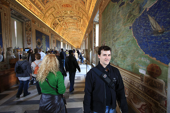 In the Map Room with Hundreds of Others