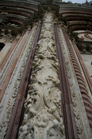 Column on facade