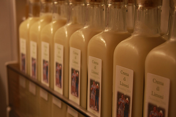 The limoncello in the fridge