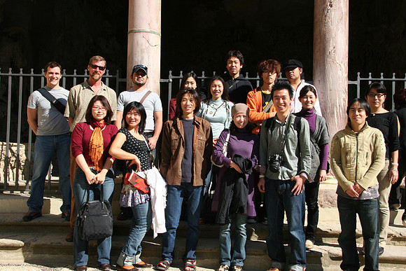 The tour group - all Japanese except for us