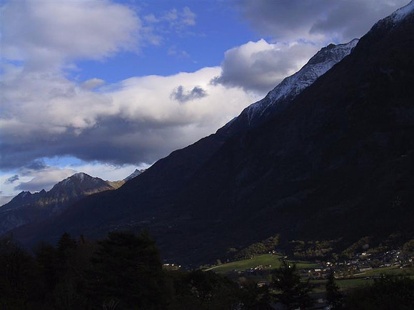 Morning Over Aosta, Looking East