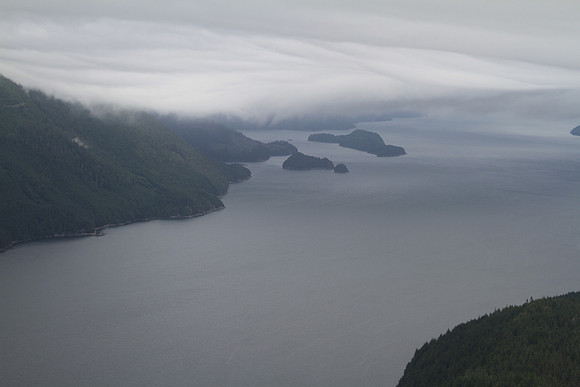 Skimming the clouds
