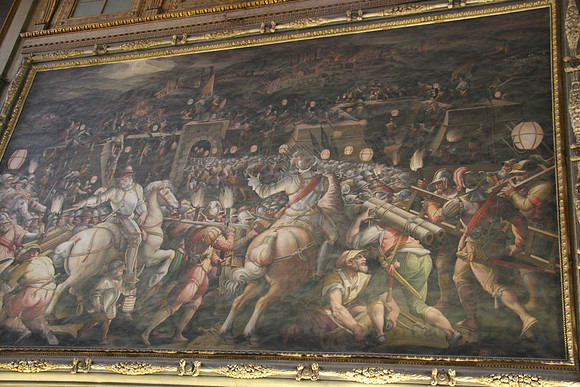 Fresco celebrating victory over Siena
