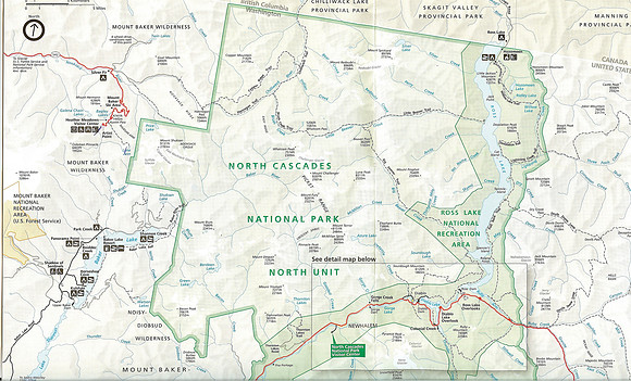 North Cascades Map