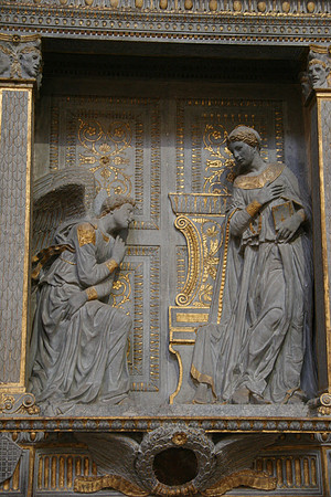 Famous Donatello sculpture-relief