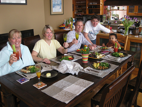 Sunday morning brunch