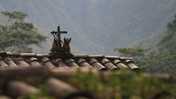 Example of Peruvian Roof Ornaments, for luck, prosperity, fertility, etc.