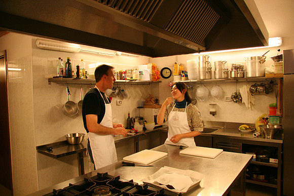 Mark and Kanako (another student) - just two