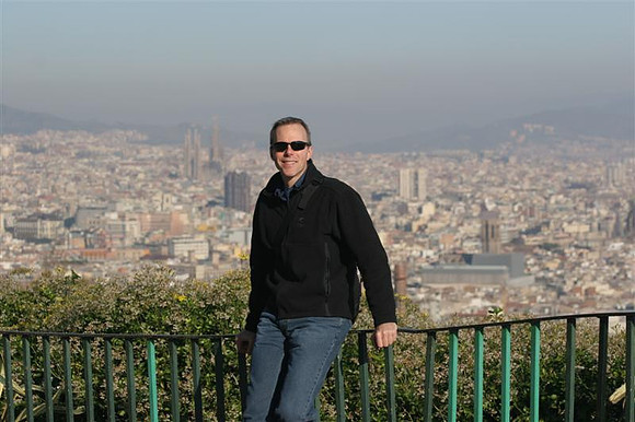 Montjuic Looking Over Barcelona