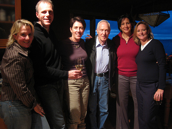 Some of the Thanksgiving crew: Jenny, Mark, Jean, Chuck (Jenny's dad), Cindy, Susan