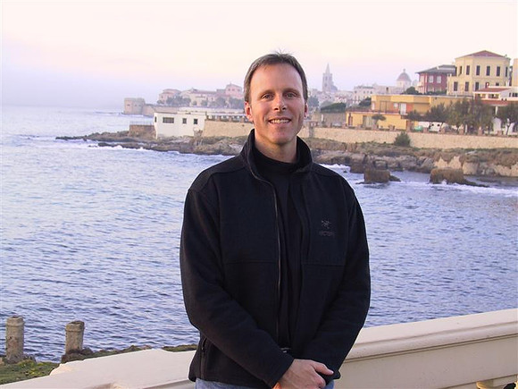 Mark With Alghero in Background
