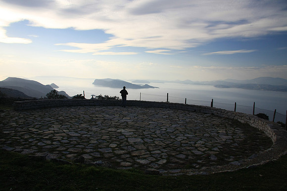 Monastery threshing circle