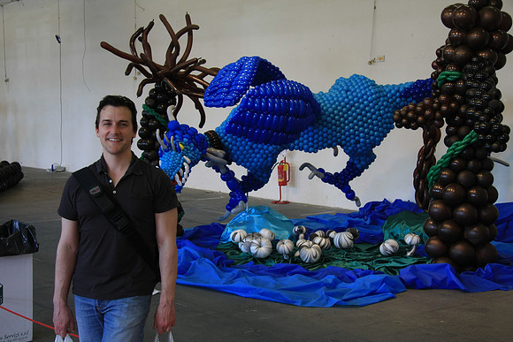 Balloon Sculptures at Artigianato festival.